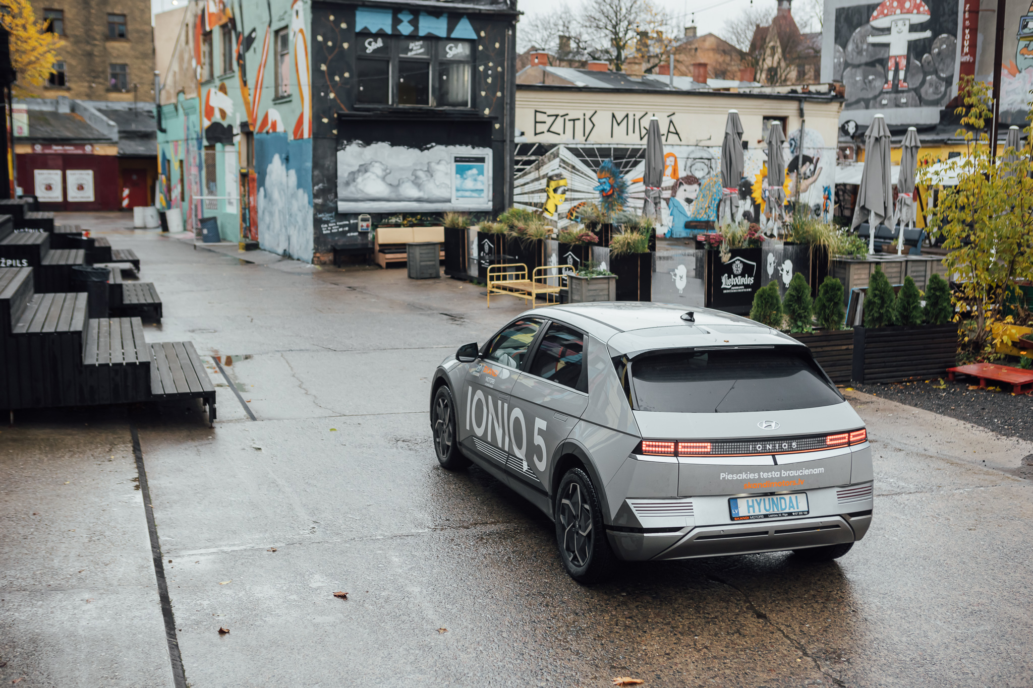 hyundai ioniq 5 elektroauto pilsētā